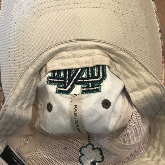 Notre Dame Fighting Irish Trucker Hat Cap Camo Snapback Football Real-tree - Picture 5 of 8